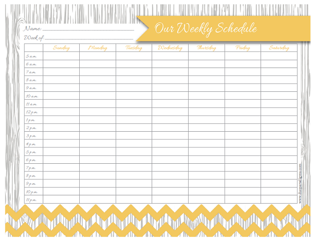 family_schedule_printable
